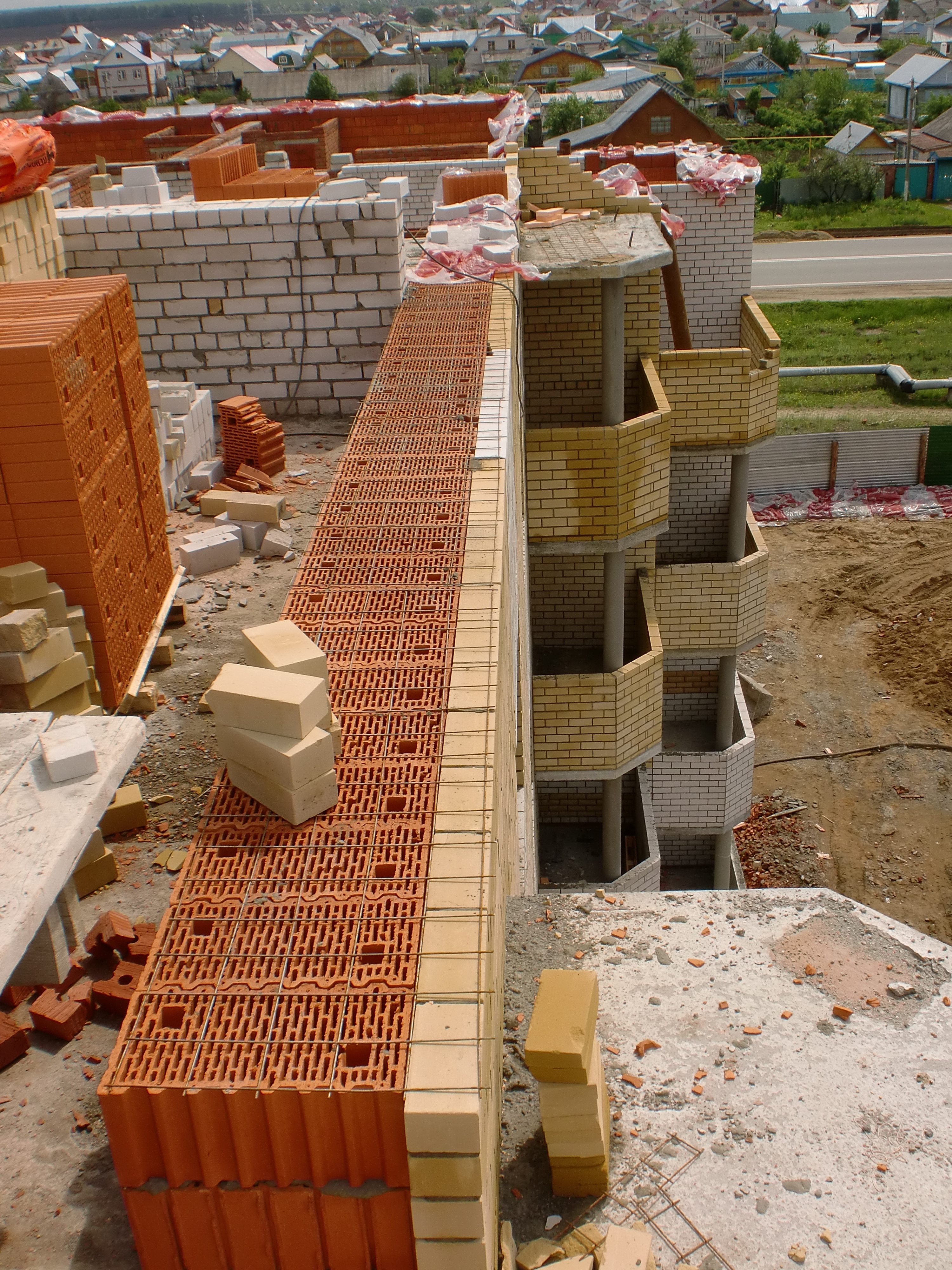 строительство домов из кирпичных блоков